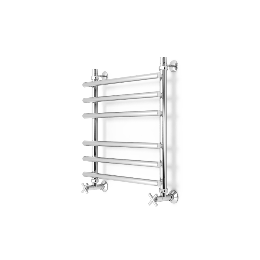 полотенцесушитель zorg madrid 500/600 50x60 нижнее подключение, хром