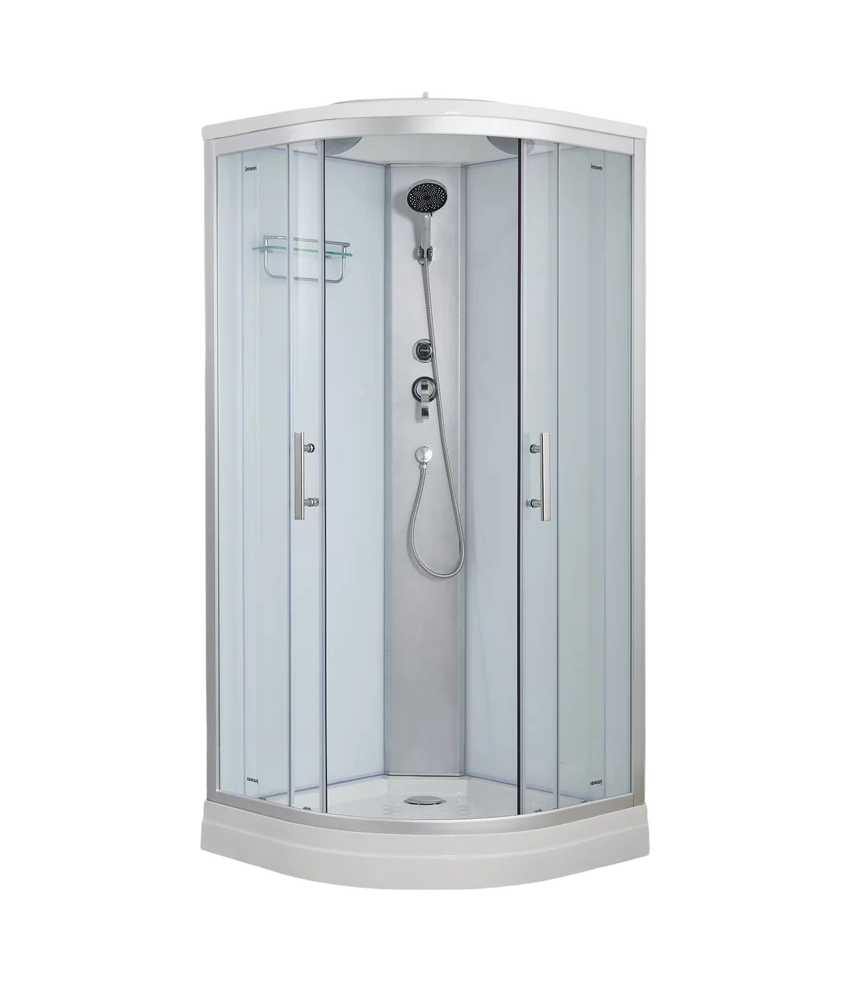 душевая кабина timo imwei xds-09sc 90x90 стекла прозрачные, профиль хром