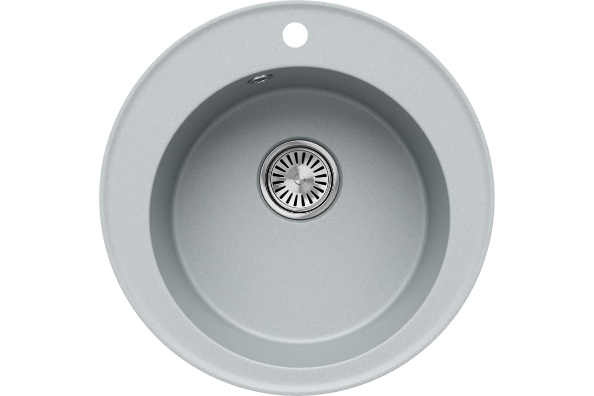 кухонная мойка tolero tolero classic r-108 855816 51x51 платина