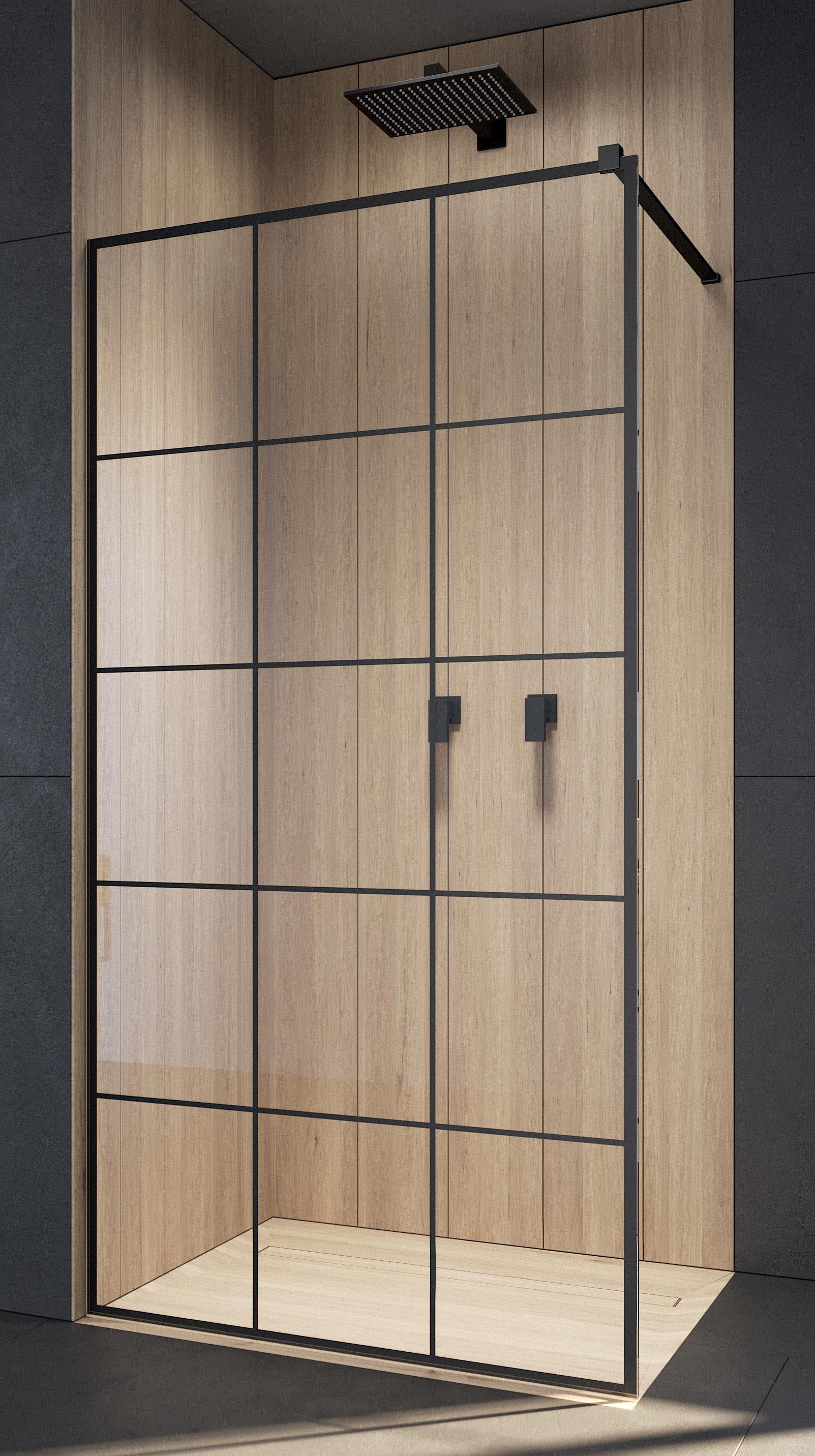 душевой уголок radaway modo ii new black 115 factory