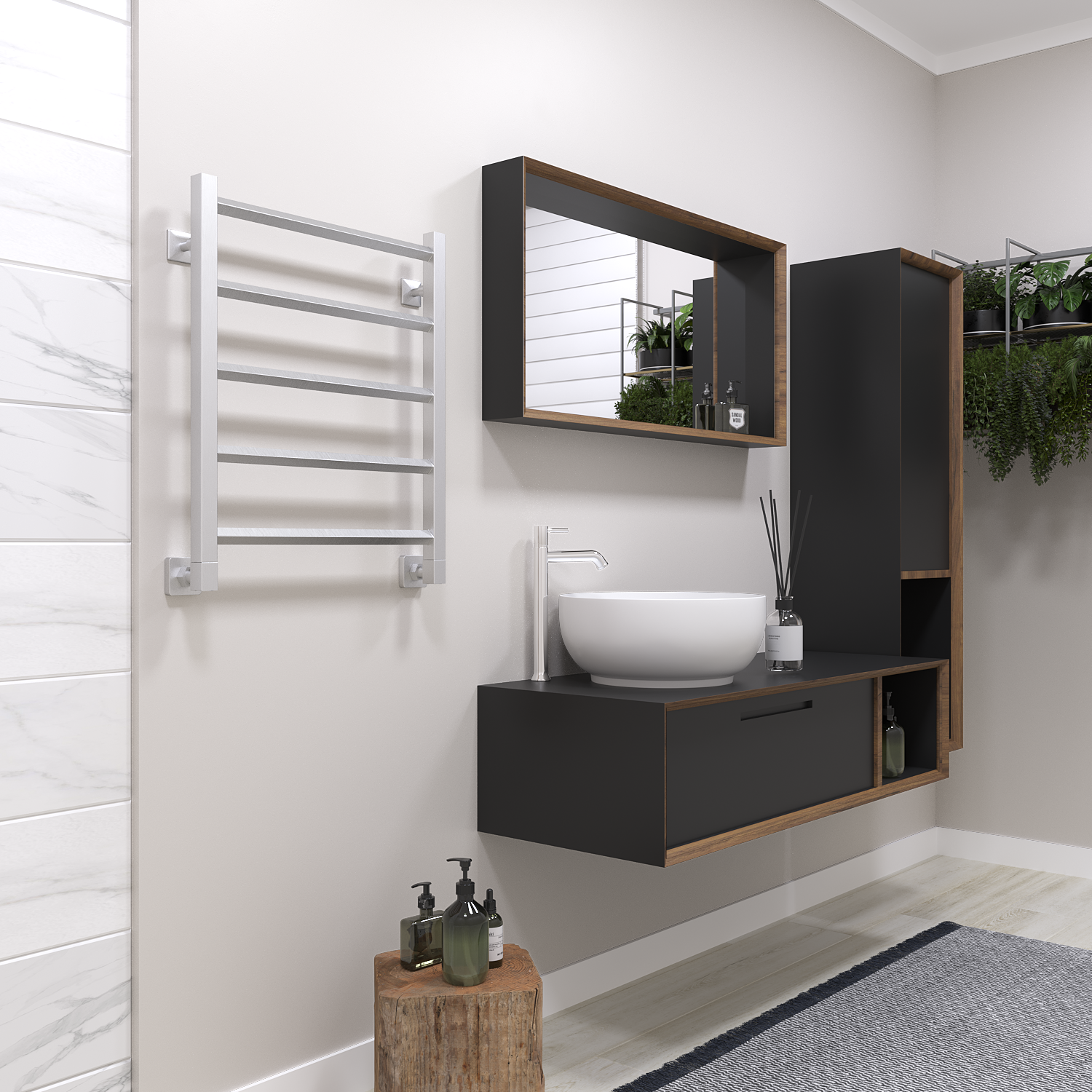 полотенцесушитель водяной stinox sorento 50x60 сатин