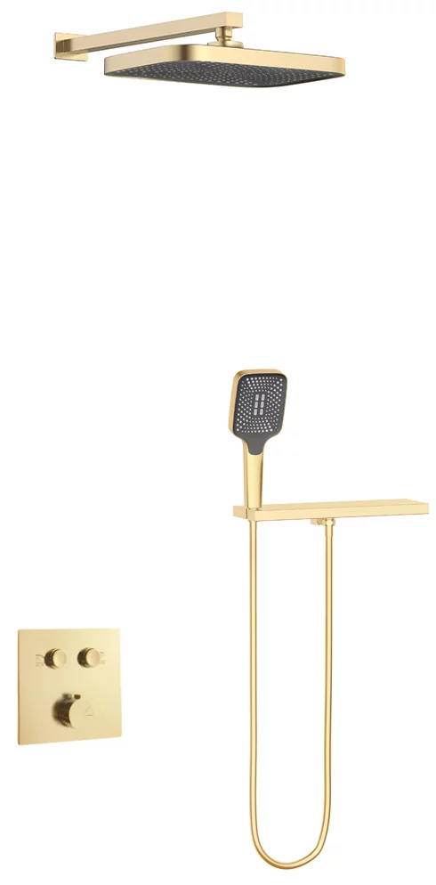 душевая система vincea vsfw-4211rbg золотой матовый