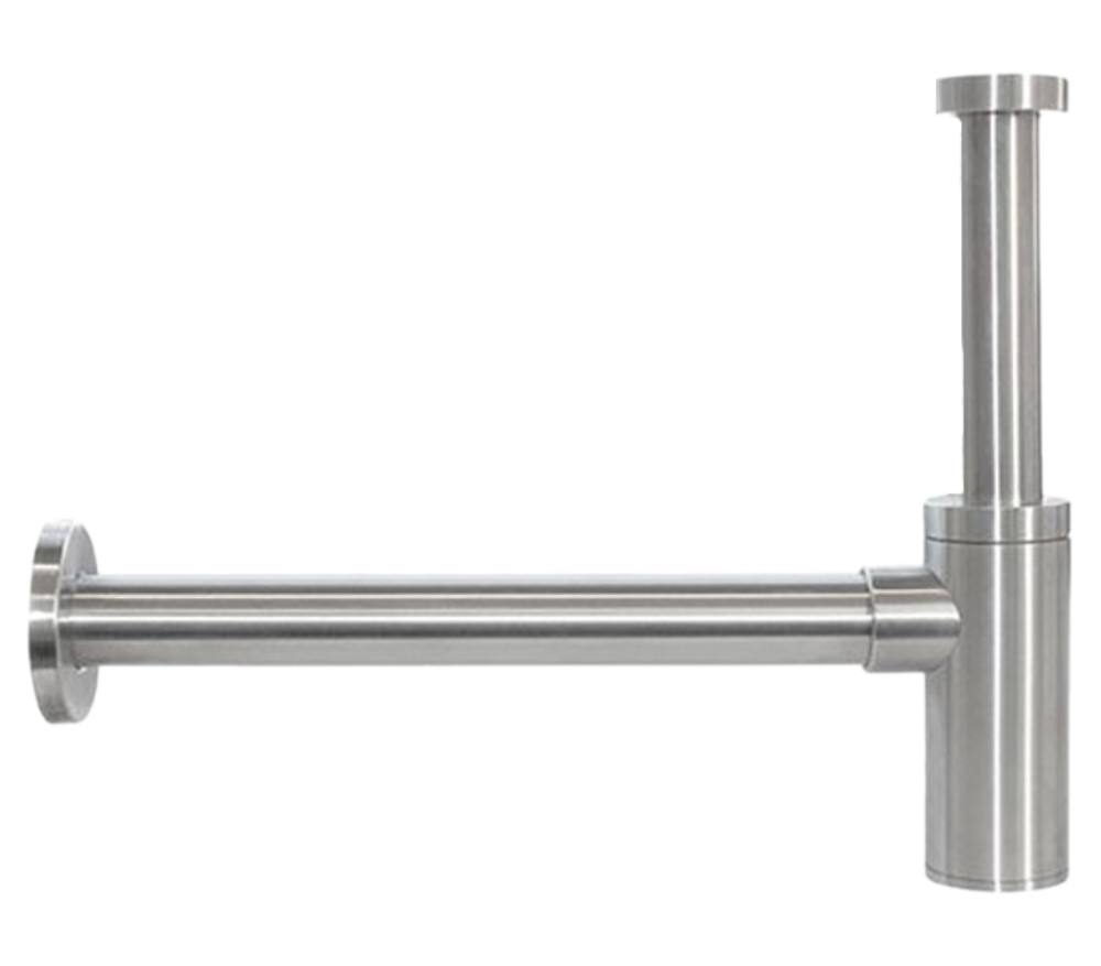 сифон для умывальника remer inox ss958l нержавеющая сталь