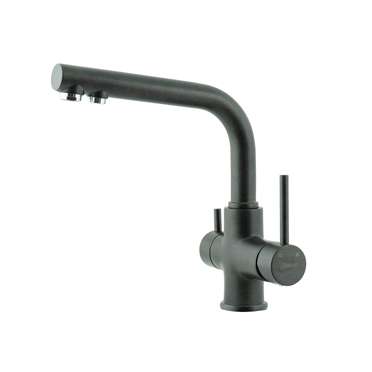 смеситель для кухни lemark comfort lm3061pan антрацит