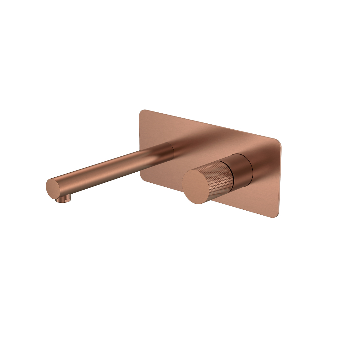 смеситель для умывальника boheme stick copper brushed 125-cb.2 брашированная медь (ручка touch)