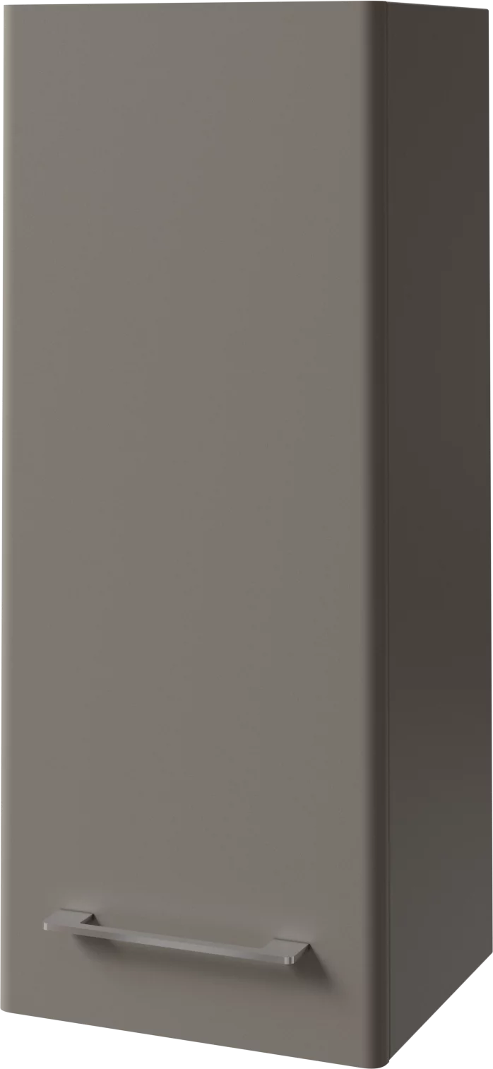 шкаф подвесной caprigo accord 2260l-sf025 серый матовый