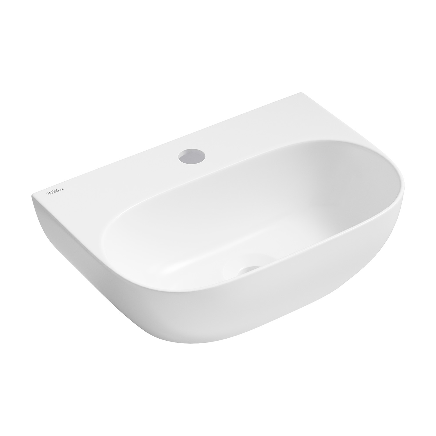 умывальник накладной/подвесной wellsee wc area 331803000 42x29 белый глянец