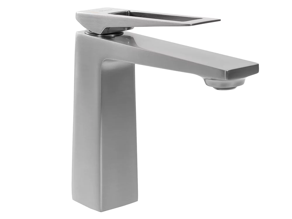 смеситель для умывальника rea parker nikiel matt b4811 никель матовый