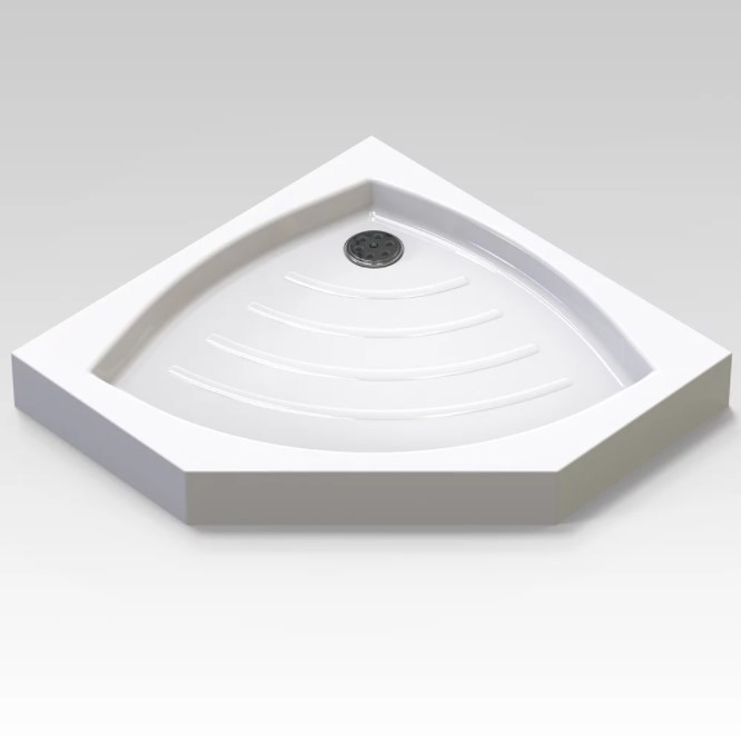 душевой поддон veconi tezeo acrylic tz-03 100x100 белый