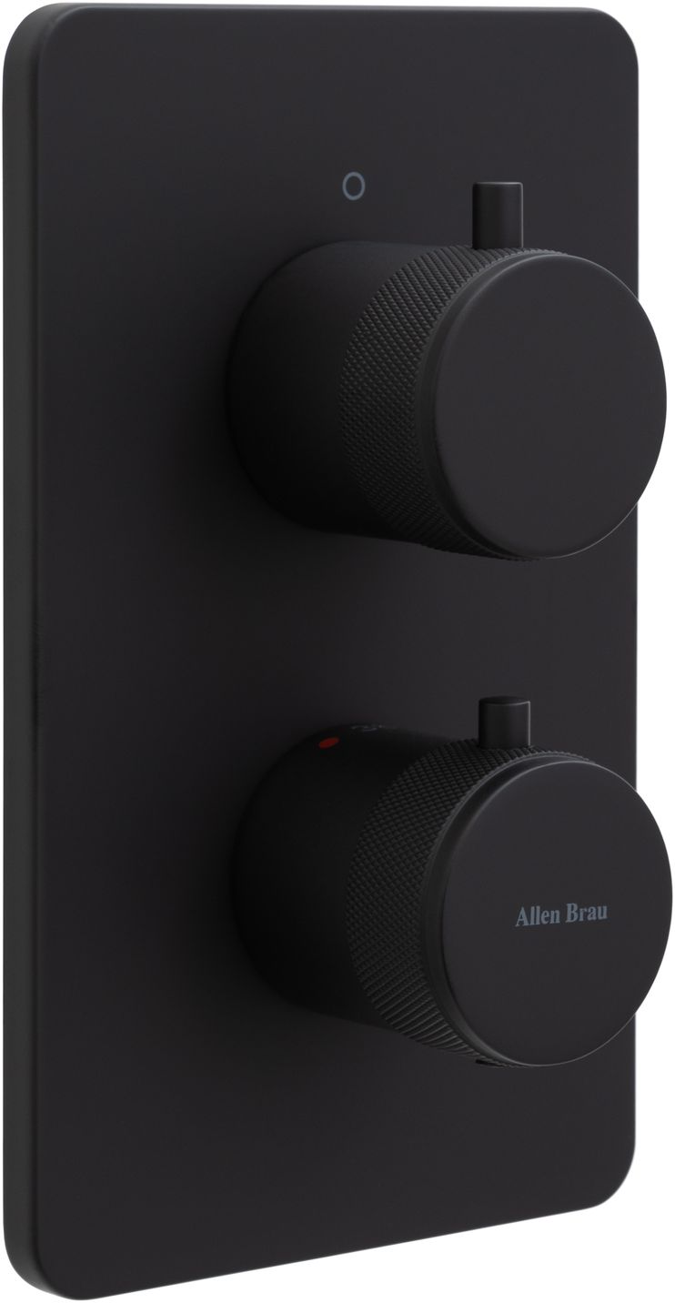 смеситель для душа allen brau priority 5.31113-31 черный матовый