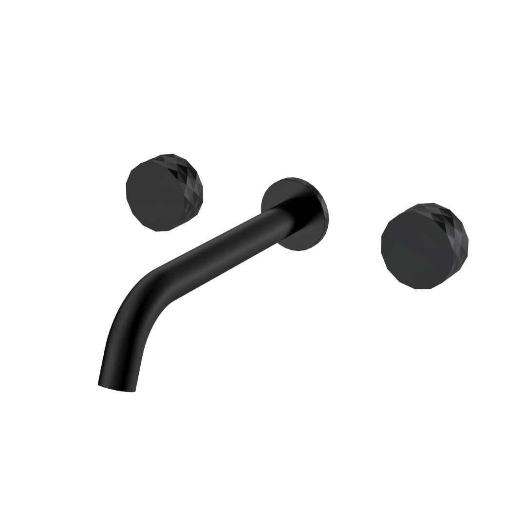 смеситель скрытого монтажа для умывальника boheme stick 152-2-b черный