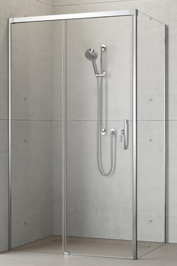 душевой уголок radaway idea kdj 150x100 прозрачное/хром