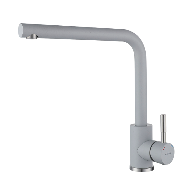 смеситель для кухни granfest quarz gf-z5411 серый