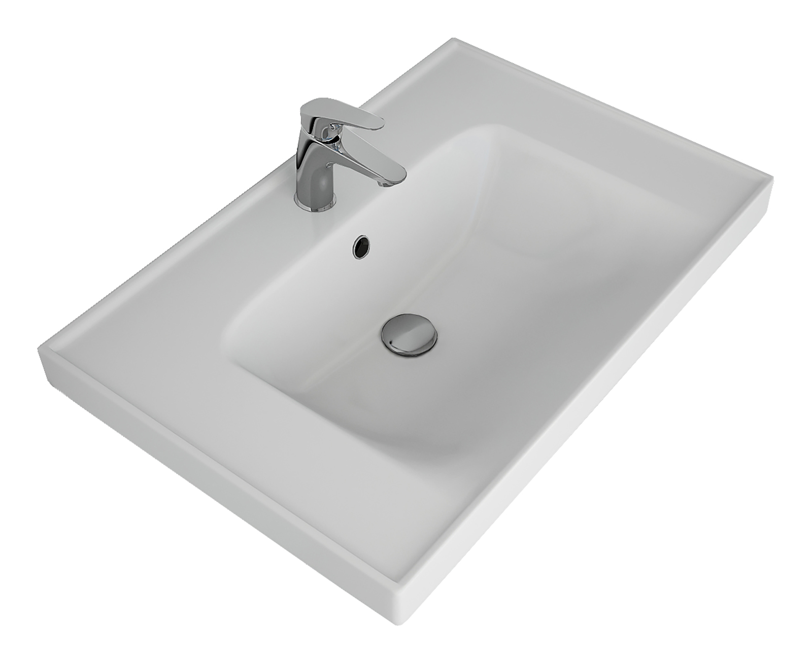 умывальник мебельный dreja grace 70x46,5 белый