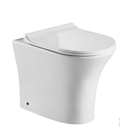 унитаз приставной ceramalux 217d 52x34 безободковый, сиденье duroplast, softclose