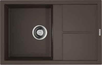 кухонная мойкa omoikiri sumi 79-dc 79x50 темный шоколад