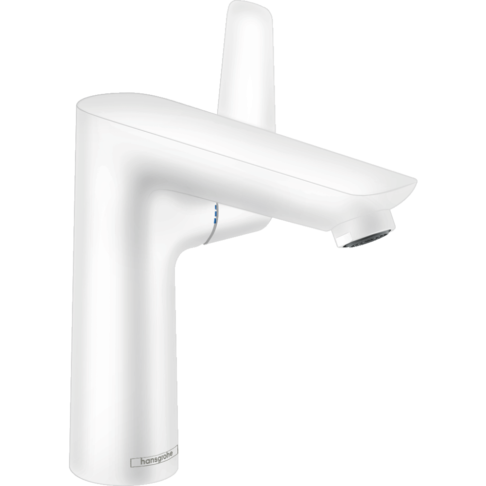 смеситель для умывальника hansgrohe talis e 71754700 белый матовый