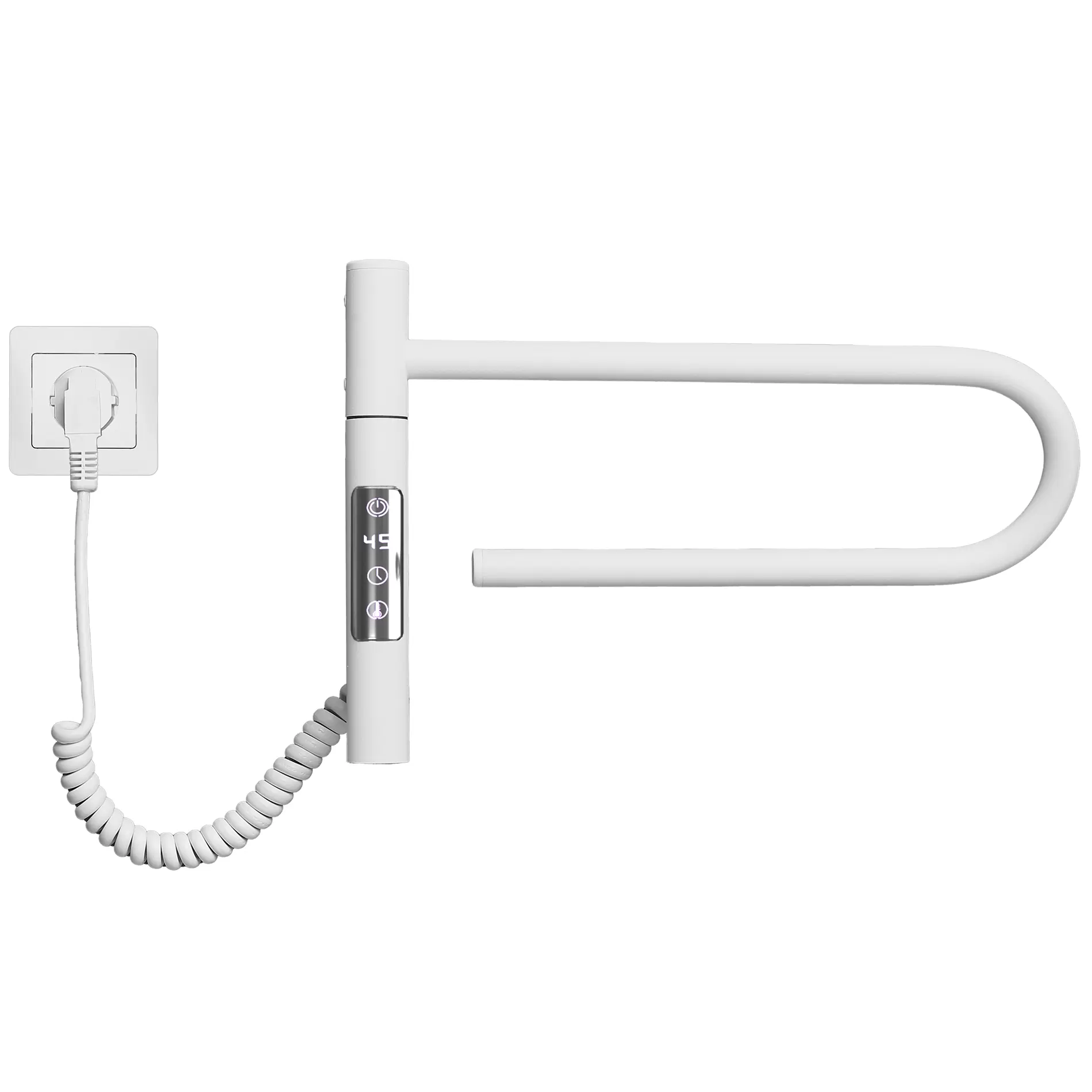полотенцесушитель электрический gloss&reiter smart e2.l.39x25.r1.myap white.cm1. белый