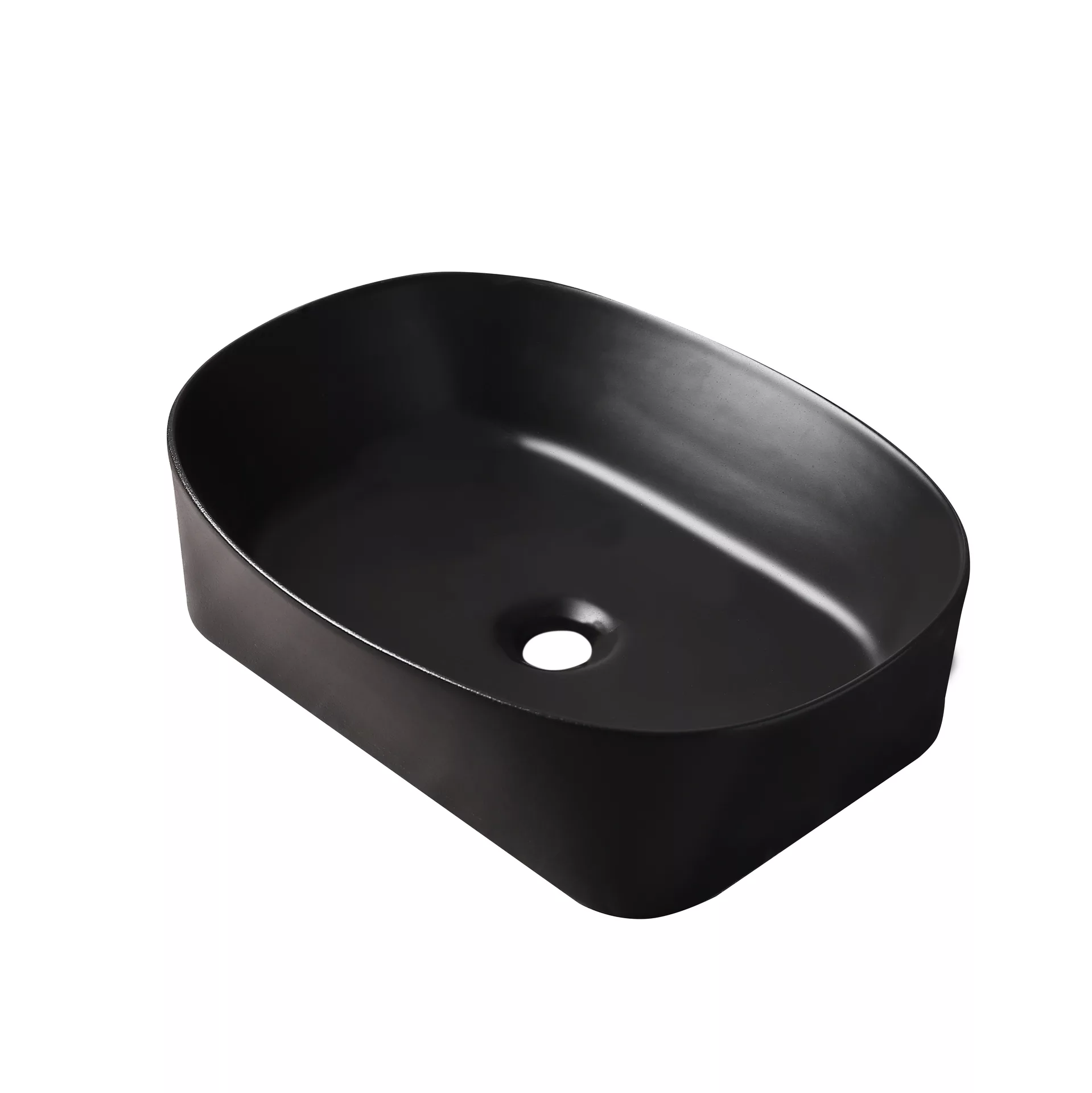 умывальник gid n9028bg 53x36 черный графит