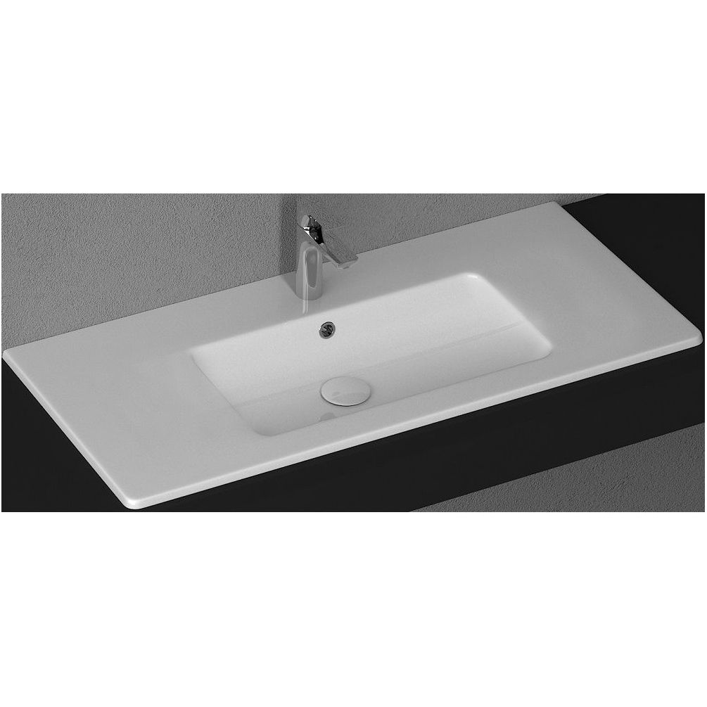 умывальник встраиваемый allen brau fantasy flat 4.11014.20 101,5x46,5 белый