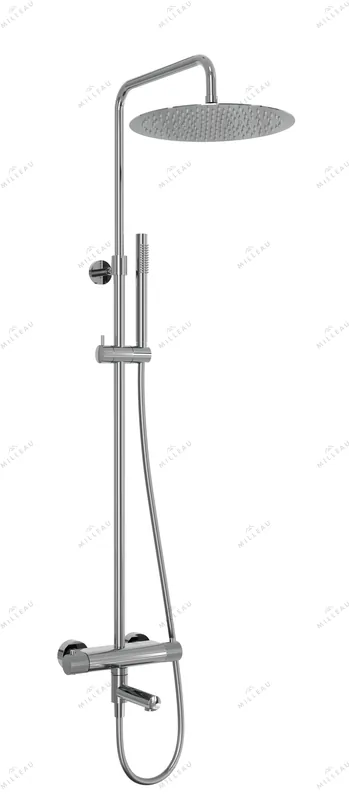 душевая стойка milleau tissage cool touch ml8075bks.dt-cr с термостатом хром
