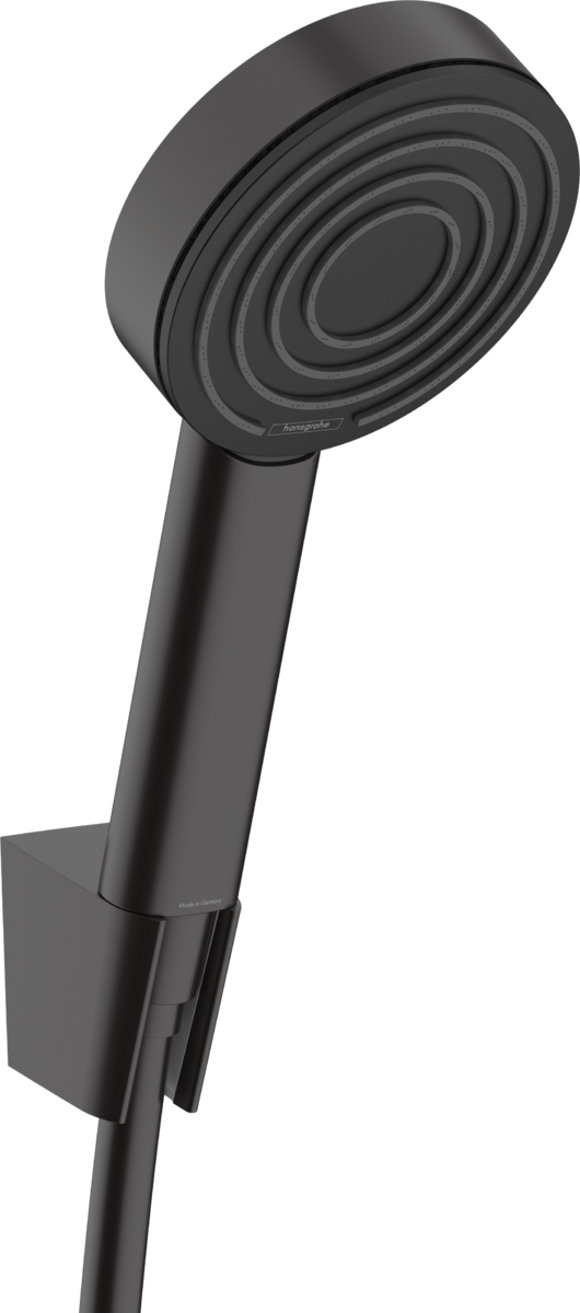 душевой гарнитур hansgrohe pulsify 105 1 jet 24301670 черный матовый