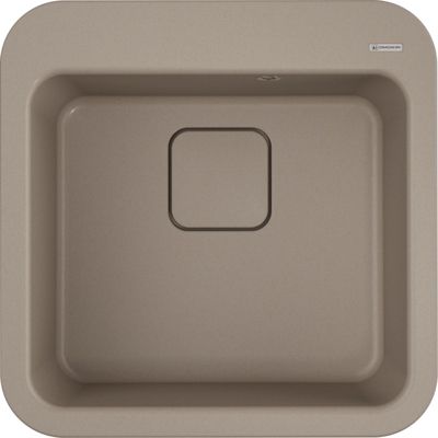кухонная мойка omoikiri tasogare 51-sa 4993743 51x51 бежевый