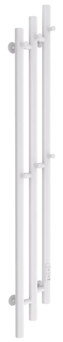 полотенцесушитель электрический маргроид ferrum inaro 3 cascade снш 150x6x12 белый матовый