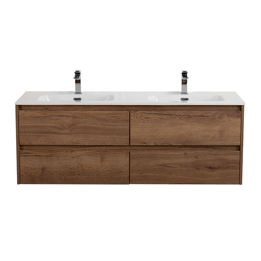 тумба под умывальник belbagno kraft-1400-4c-so-2-rt rovere tabacco
