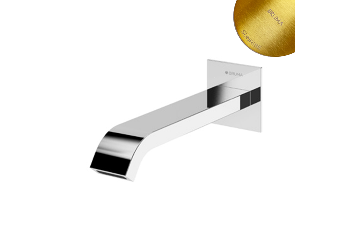 излив для ванны bruma edgeq breeze 1456423sr sunrise