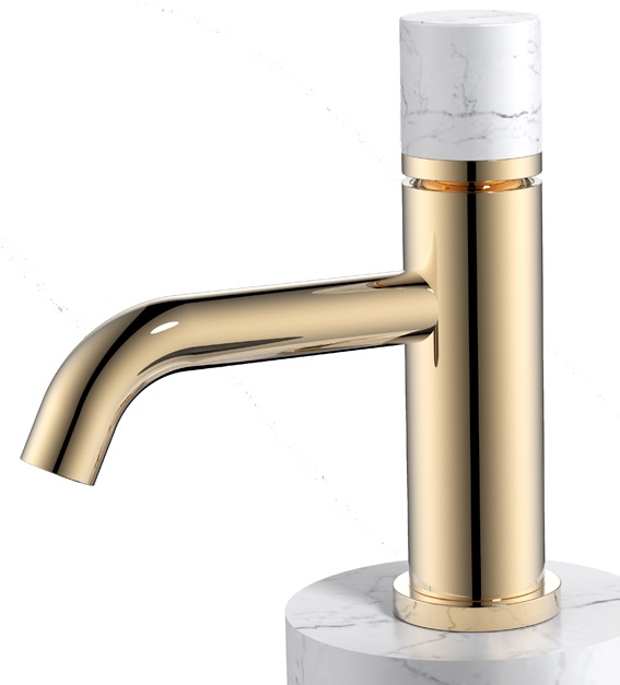 смеситель для умывальника boheme stick 121-g-mr