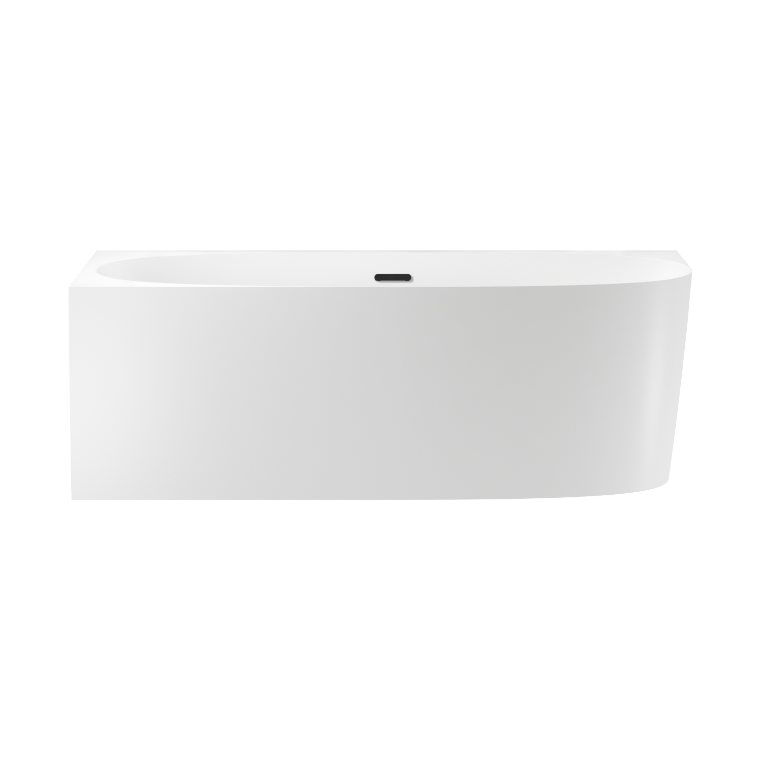 ванна акриловая wellsee belle spa 2.0 170x75 белый глянец (слив-перелив черный матовый) левая