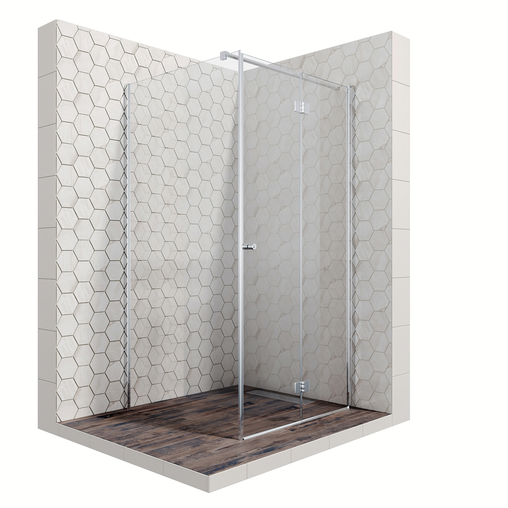 душевой уголок ambassador diamond 12011106r квадратный 100x100x200 (прозрачное стекло / профиль хром)