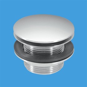 донный клапан для умывальника mcalpine cbw70-cb хром