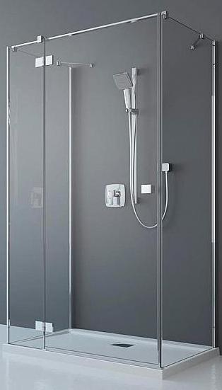 душевой уголок radaway essenza kdj+s 110x80 прозрачное/хром