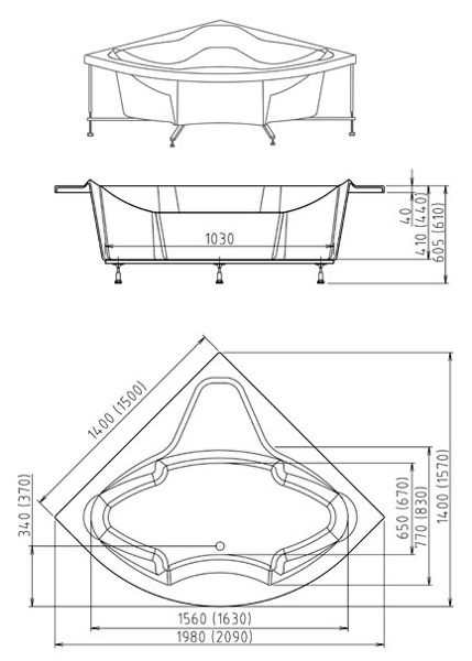 Шторка на ванну Coliseum 7038 (тонированное стекло) фото 3 шторка на ванну coliseum 7038 (тонированное стекло) фото 3