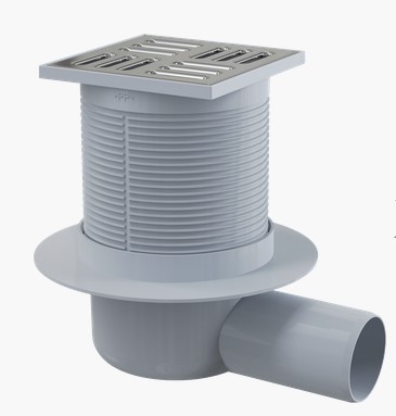 сливной трап alcaplast 105x105/50 apv1-bl-01