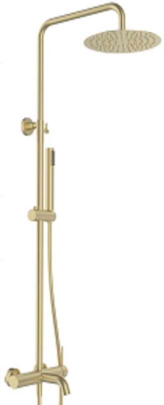 душевая стойка vivi felice 0660 oro opaco золотой матовый