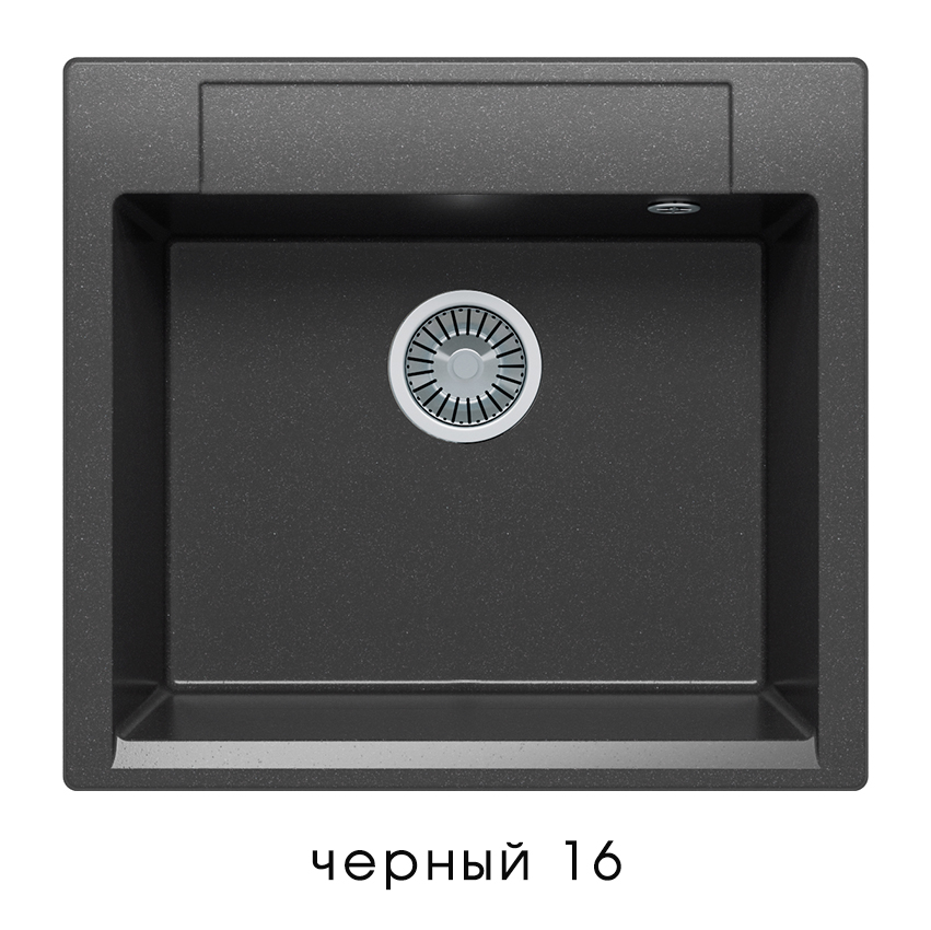 кухонная мойка polygran argo-560 черный