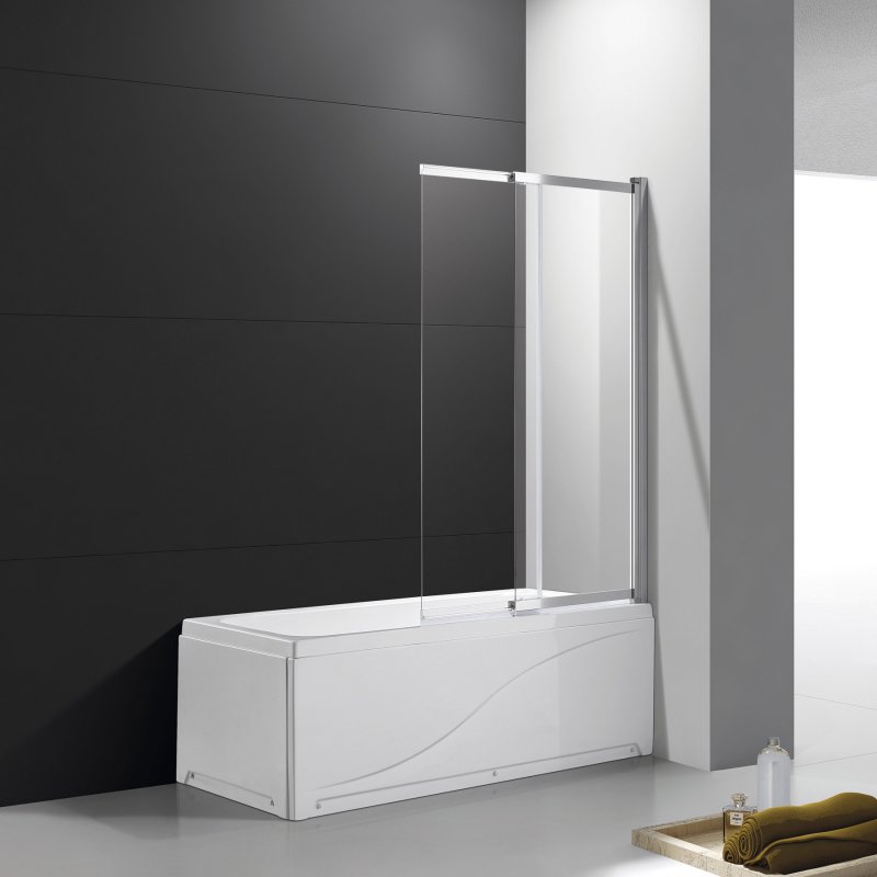 шторка на ванну cezares slider-vf-11-100/150-c-cr