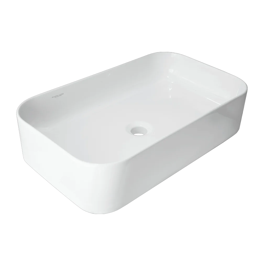 умывальник накладной sanita luxe infinity slim 60x36 белый