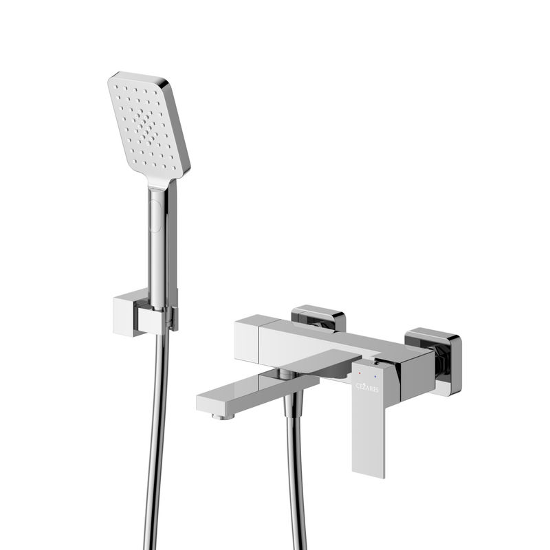 смеситель для ванны и душа cezares slider-vd-01 хром