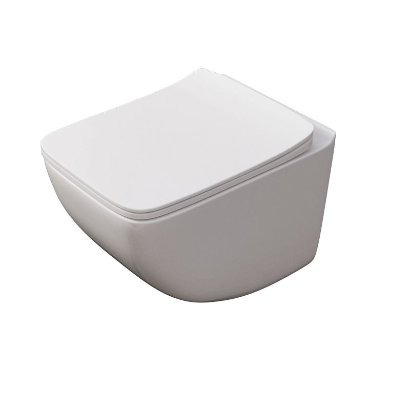 унитаз подвесной caprigo comfort c-1303 37x50 сиденье duroplast, микролифт, белый