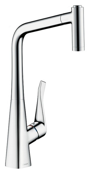 смеситель для кухни hansgrohe metris 14820000