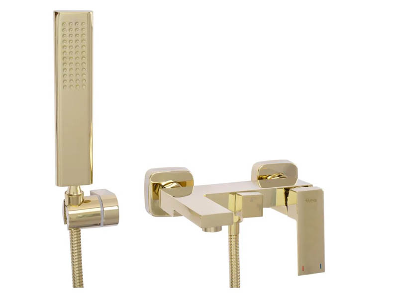 смеситель для ванны rea fenix gold b5666 золото