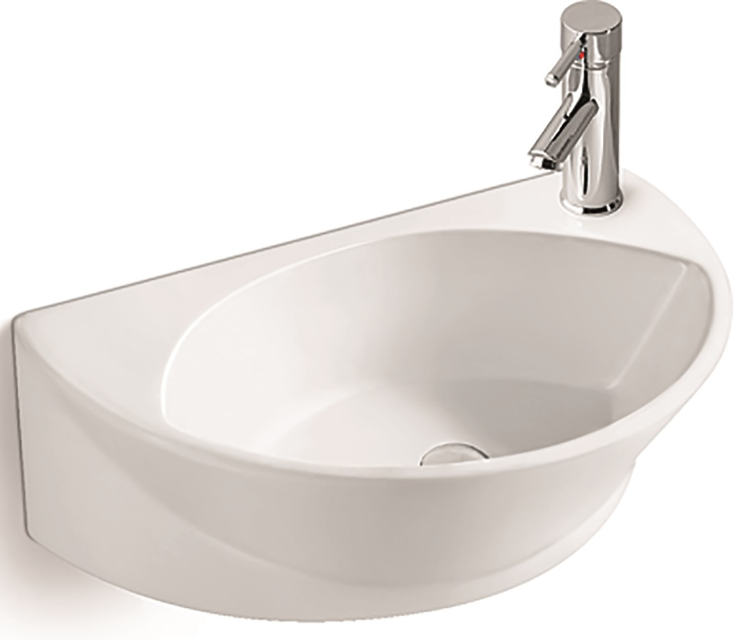 умывальник накладной/подвесной santiline sl-2016 45x30 белый