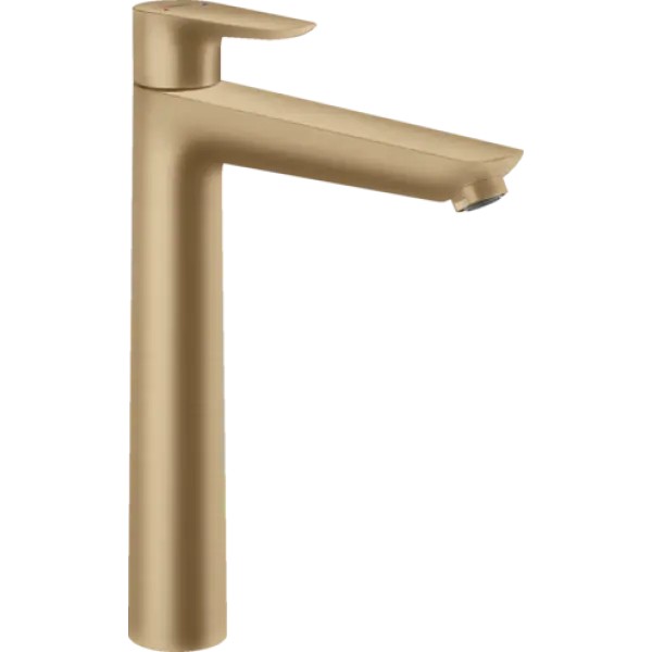 смеситель для умывальника hansgrohe talis e 240 71716140 шлифованная бронза
