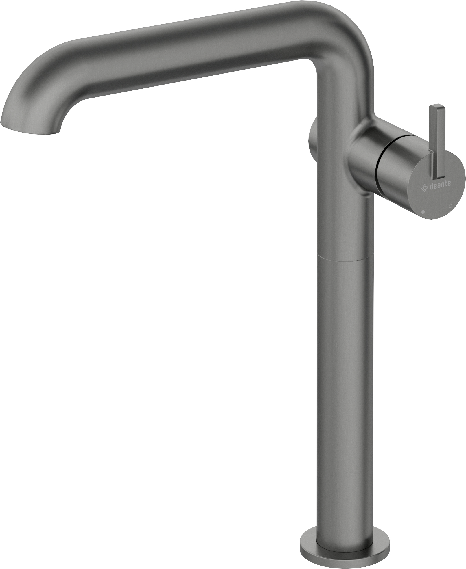 смеситель для умывальника deante silia titanium bqs_d24k титан