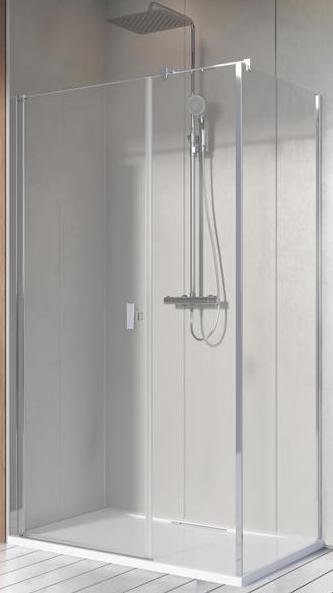 душевой уголок radaway nes kds i door 100 l+s3 80 100x80 стекло прозрачное