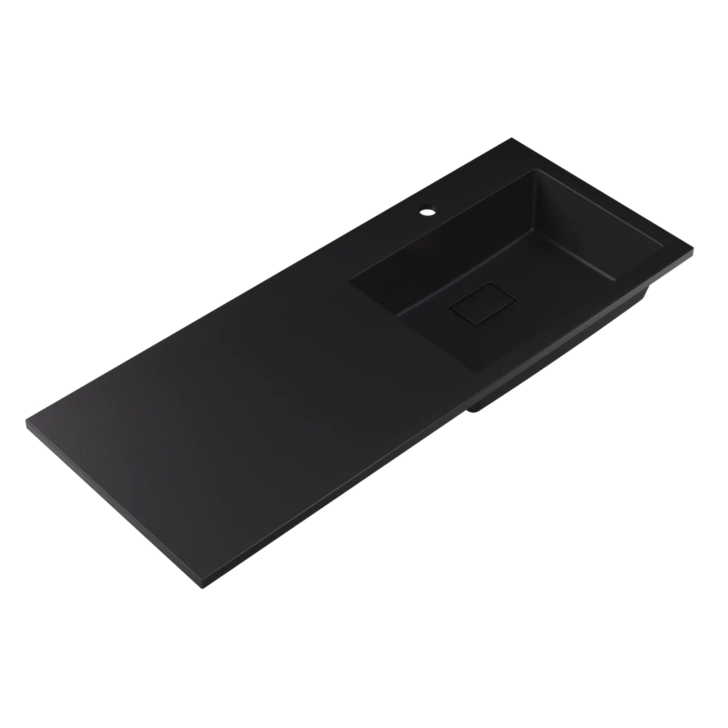 умывальник roxen faber 120r black 120x48 правый, черный
